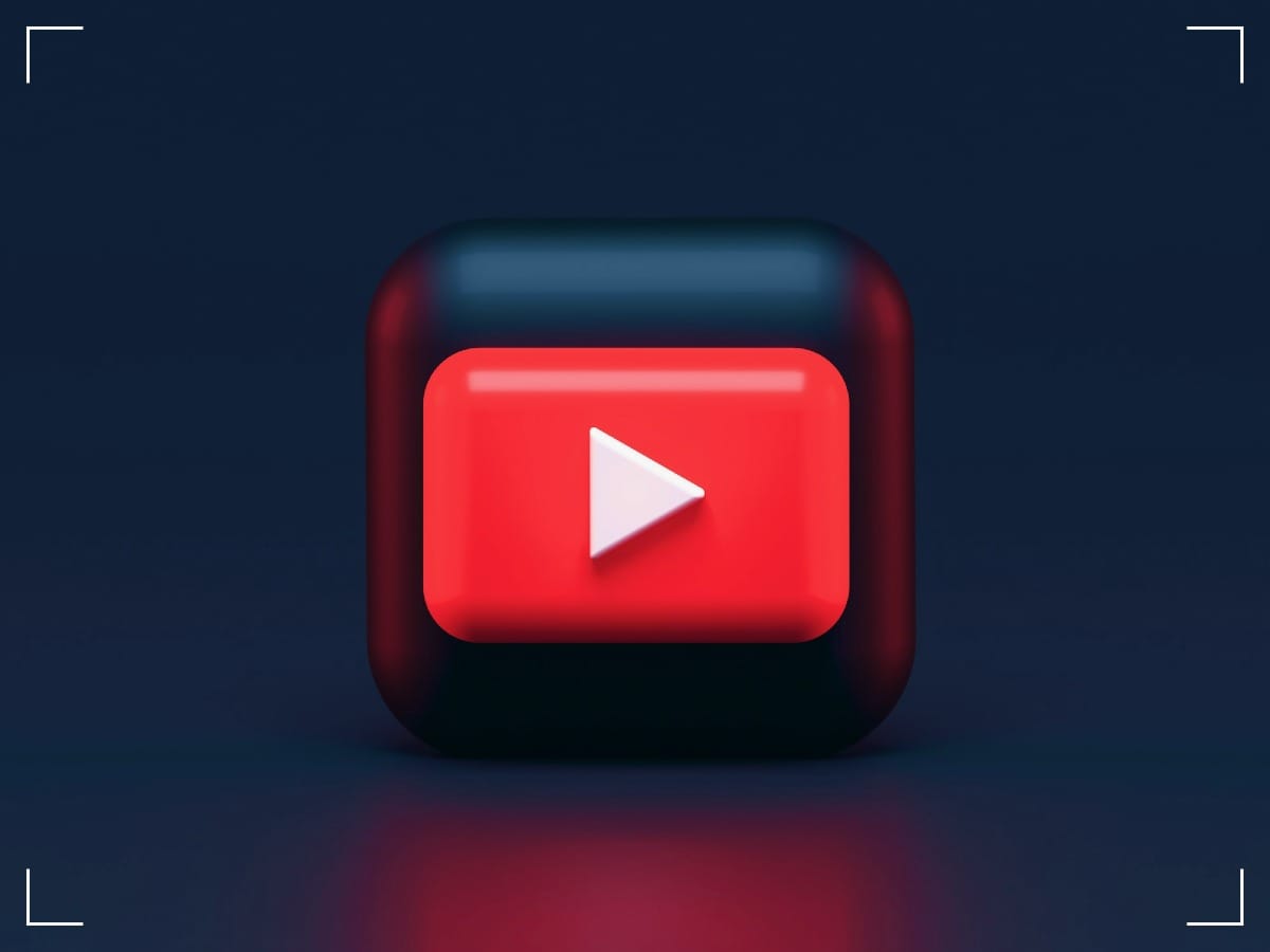 YouTube logo on a black background.